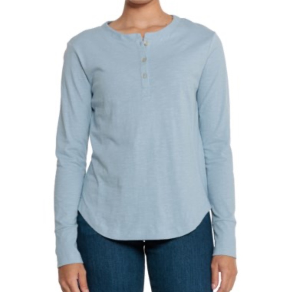 NWT Eddie Bauer Long Sleeve Henley Shirt - Picture 15 of 16